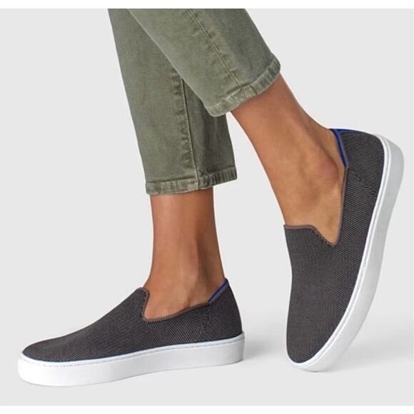 Rothy’s The Original Slip On Sneaker size 10.5 Gray - Picture 1 of 9